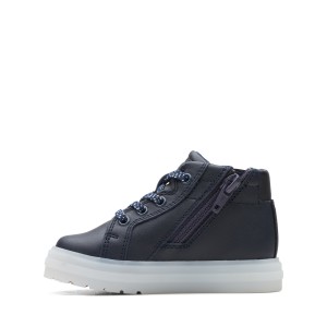 Clarks - Flare Fox Toddler Navy Combi Leather
